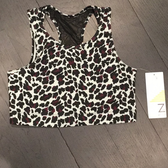 A girls leopard print sport bra not use - Picture 1 of 2